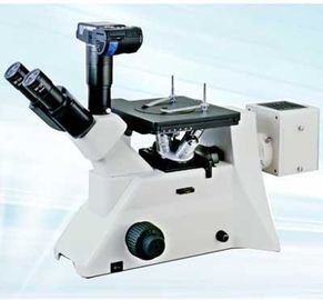 Cina Trinocular Head Inverted Metallurgical Microscope Dengan Antarmuka Kamera Digital pabrik